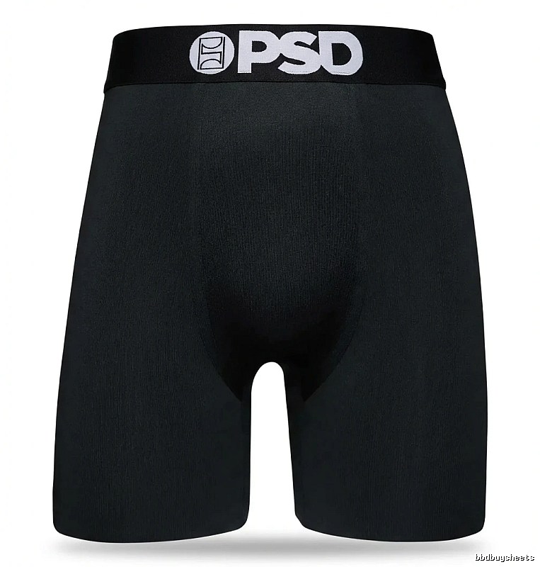 PSD Men's Simple Style Black Shorts