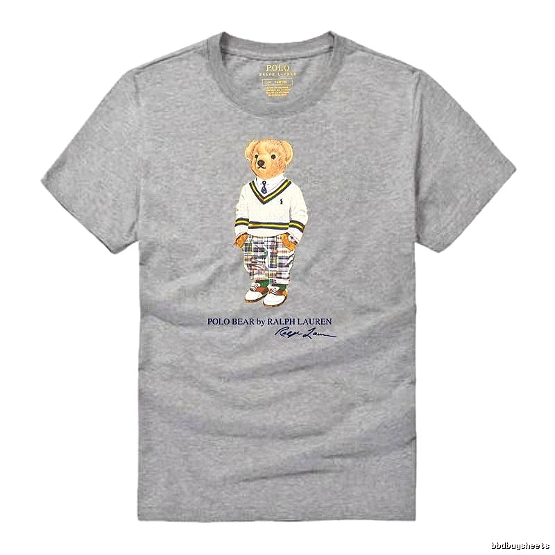 Ralph Lauren Bear Heather Grey T-shirt