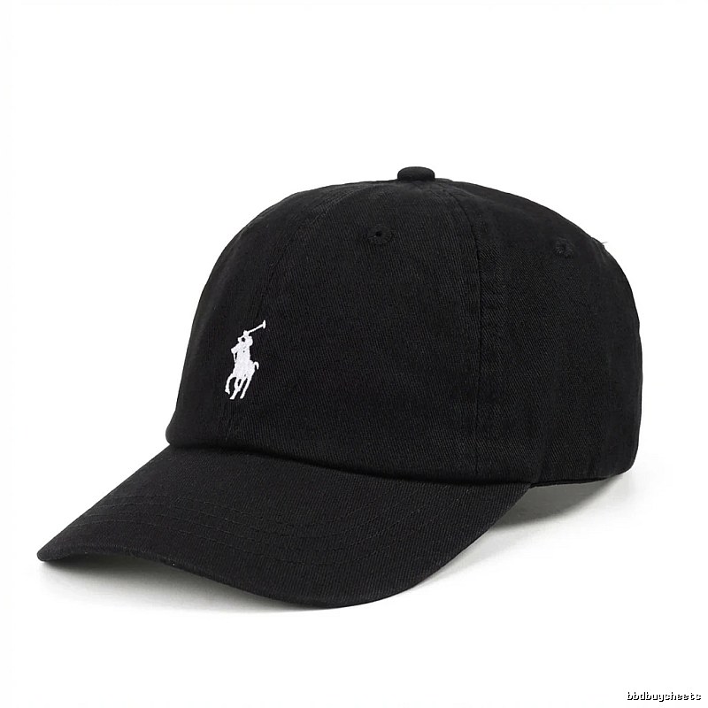 Ralph Lauren classic and simple style black hat