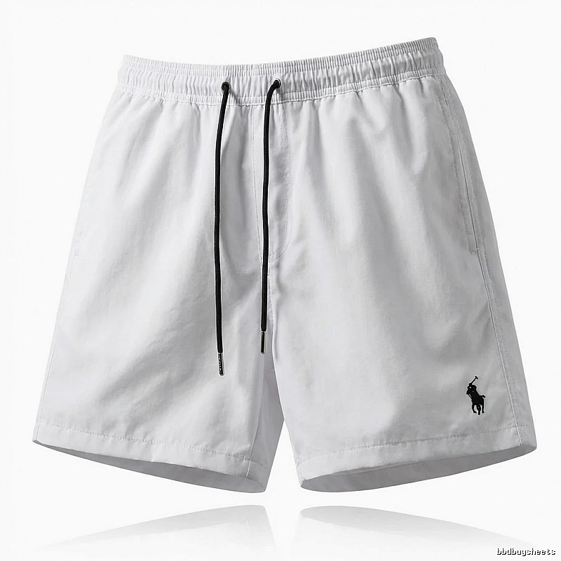 Ralph Lauren minimalist style white shorts