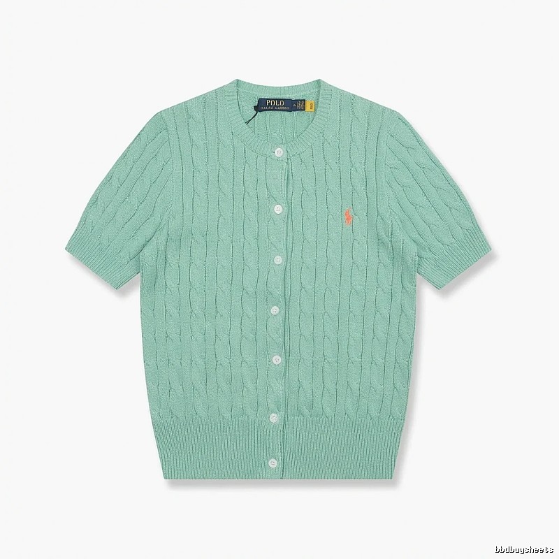 Ralph Lauren Polo light green knitted cardigan