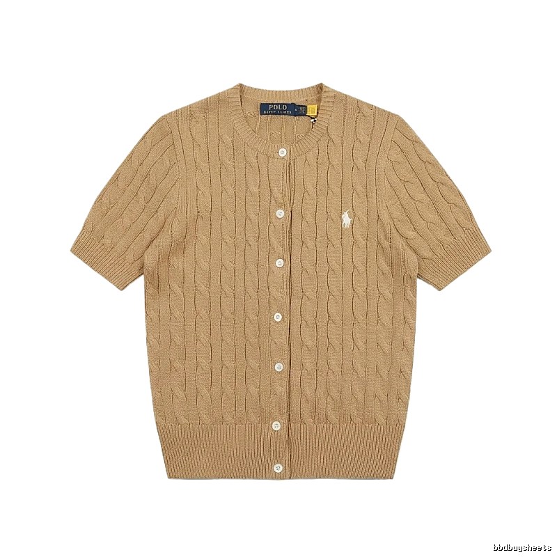 Ralph Lauren Polo Retro Brown Cardigan