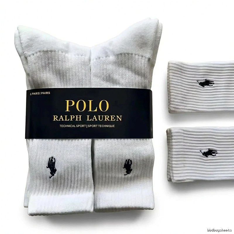 Ralph Lauren Polo sporty white socks