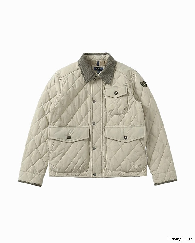 Ralph Lauren quilted retro-style cotton jacket