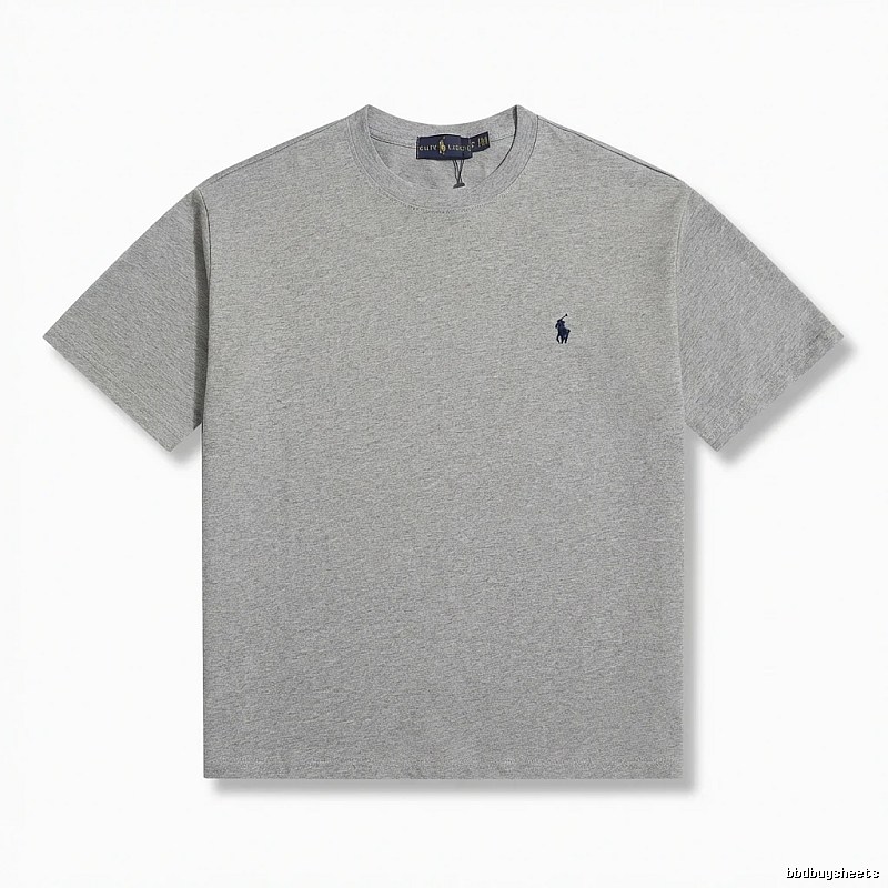 Ralph Lauren's classic and simple style gray T-shirt.