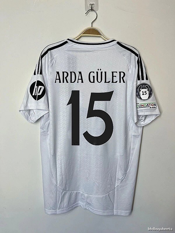 Real Madrid Premium Style Bellingham #5 soccer jersey White Real Madrid for Resort Outfits