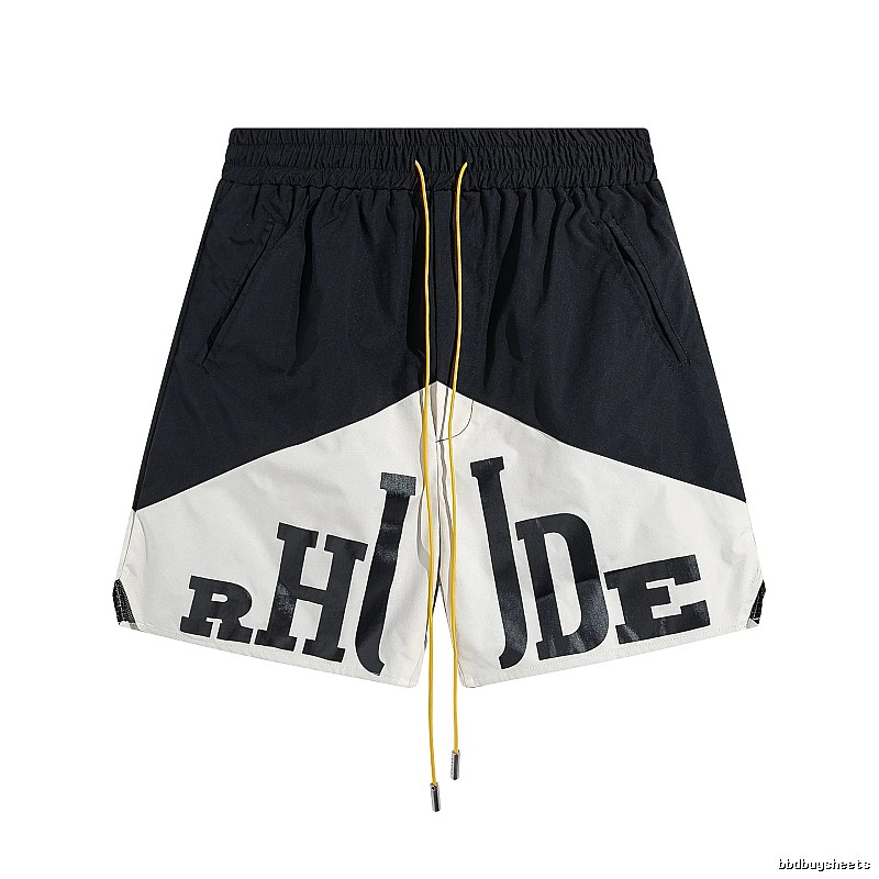 RHUDE Color-blocking Trendy Brand Shorts