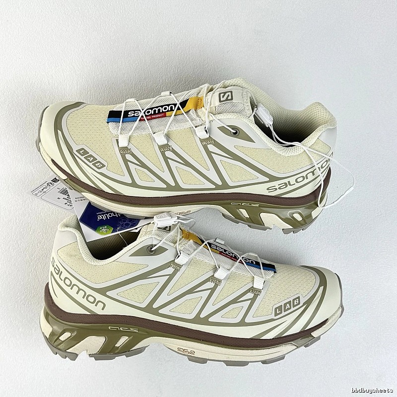 Salomon Beige Treaded Trail Sole Trail Sneakers