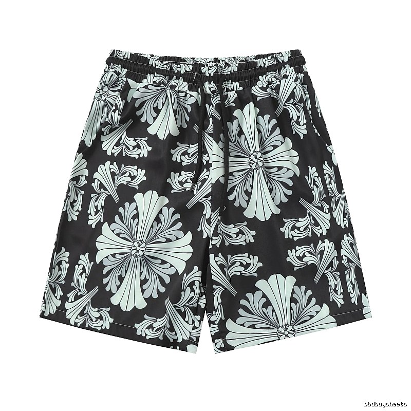 Shorts Styling Black Floral Button Shirt Resort Wear