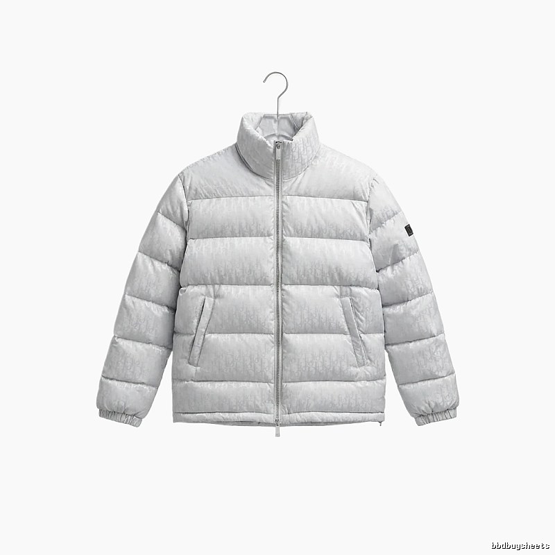 Simple-style white Dior down jacket