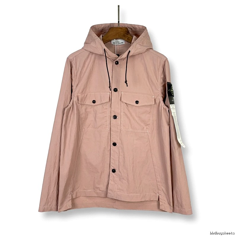Stone Island utility-style pink coat