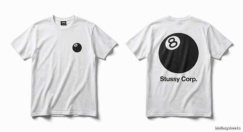 Stussy Billiards Series White T-shirt