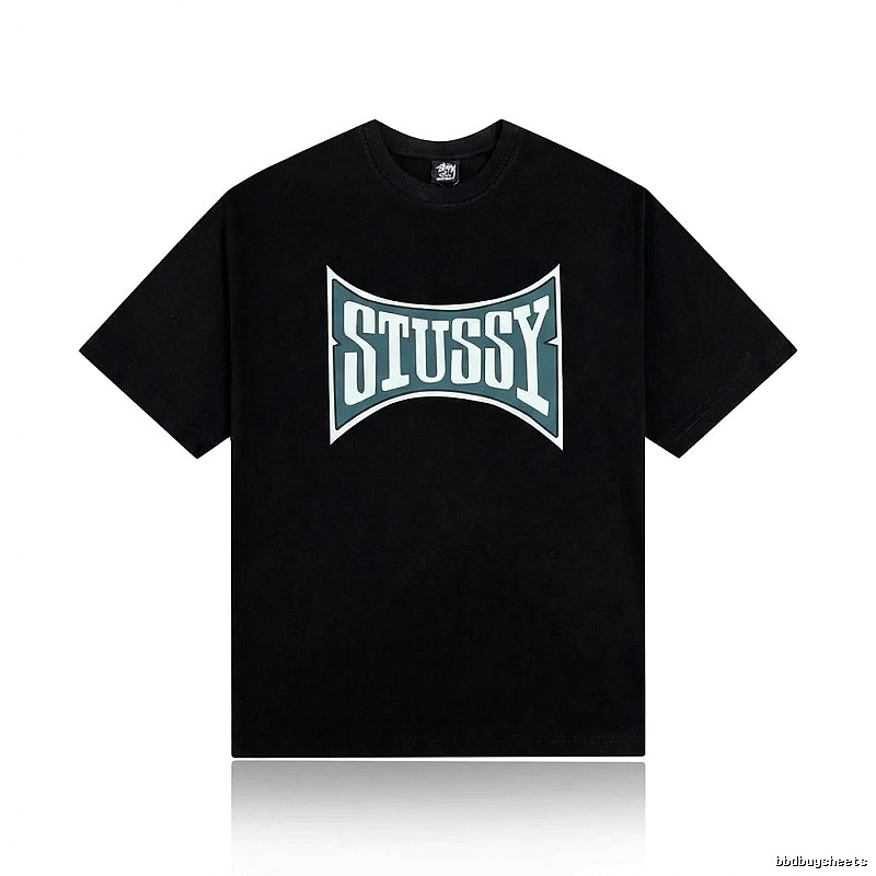 Stussy classic black T-shirt