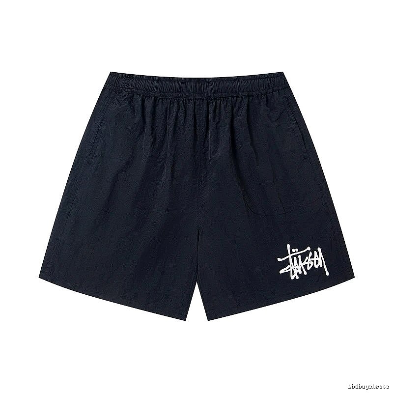 Stussy Classic Graffiti Street Style Black Shorts