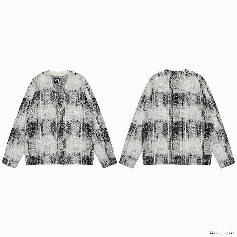 Stussy Gray Swirl Graphic SweatShirt Gift Ready