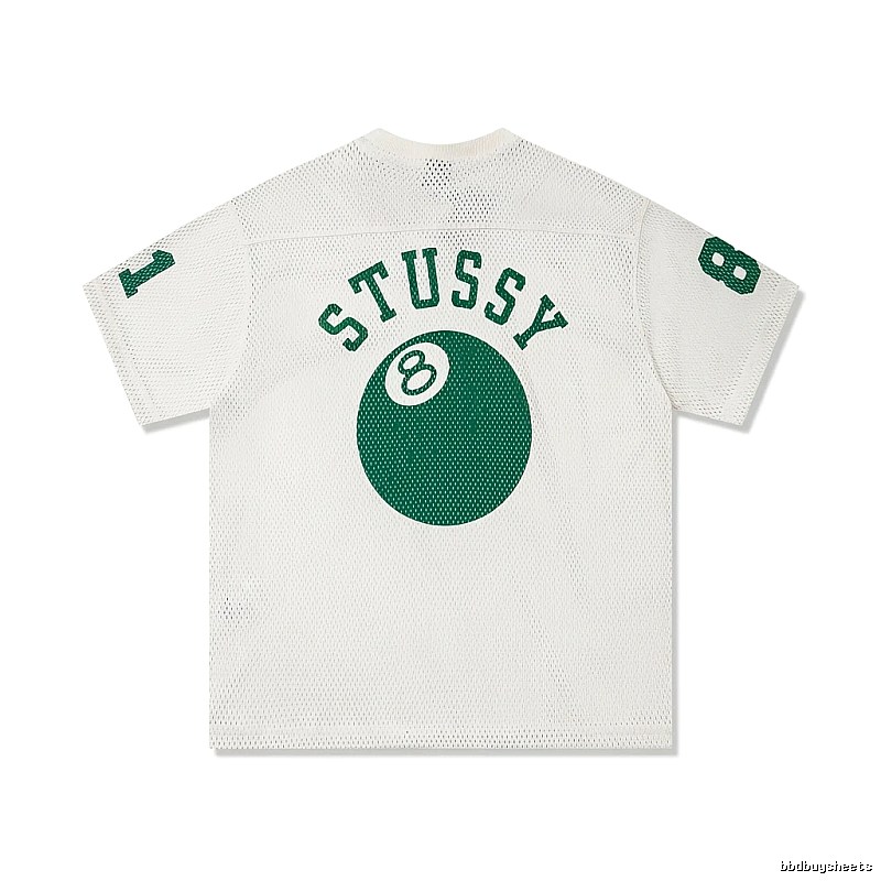 Stussy No.8 Ball White Trendy T-shirt