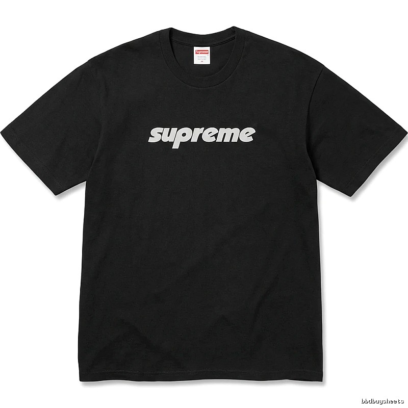 Supreme basic simple black T-shirt