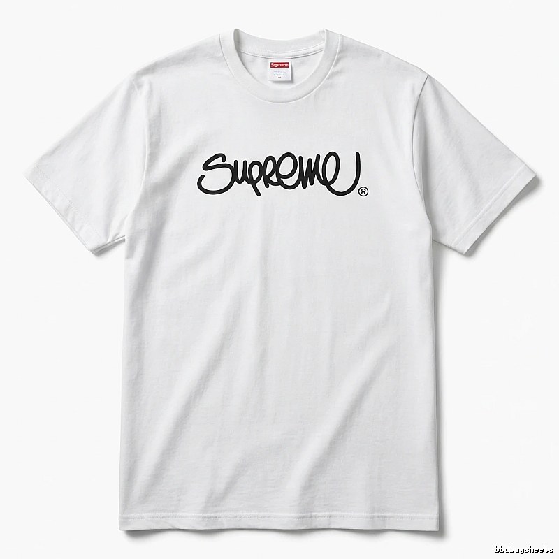Supreme basic white T-shirt