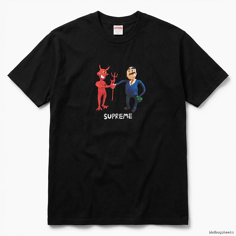 Supreme Demonic Print Black T-shirt