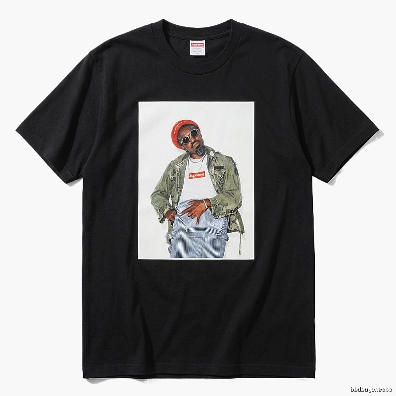 Supreme Portrait Style Black T-shirt