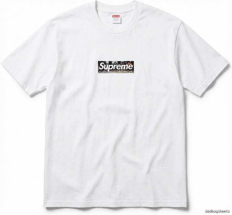 Supreme Retro Style White T-shirt
