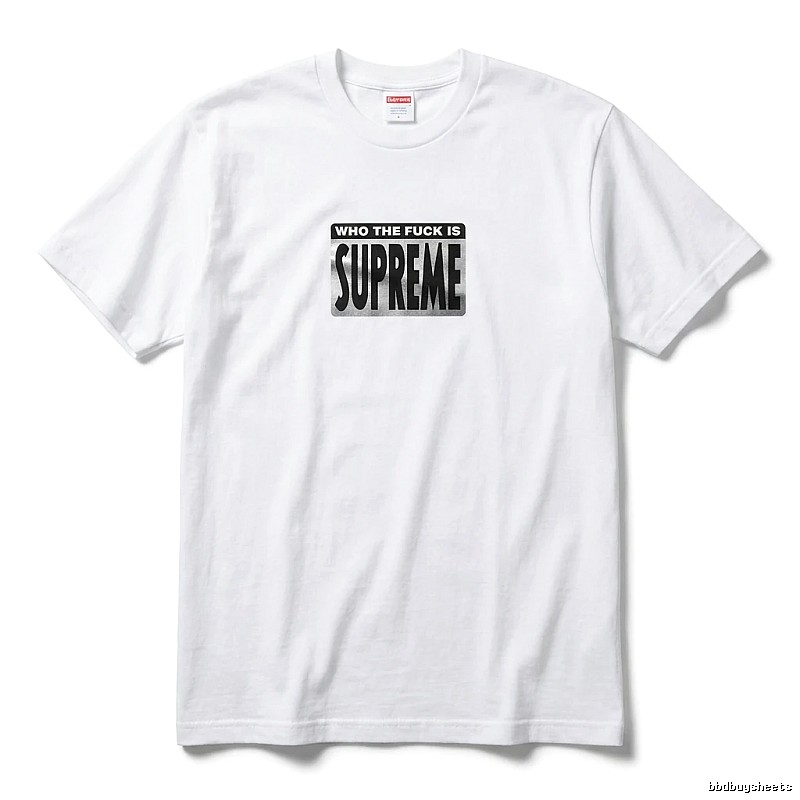 Supreme trendy and cool style white T-shirt