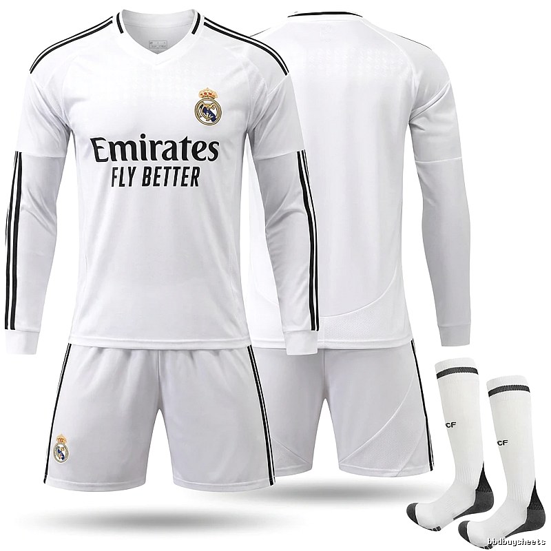 The white sporty jersey of Real Madrid.