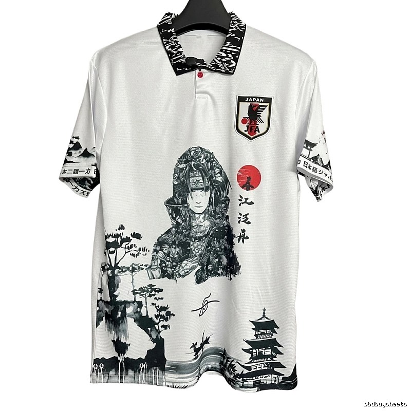 Tokyo Ghoul Black and White Polo Shirt in Japanese Style