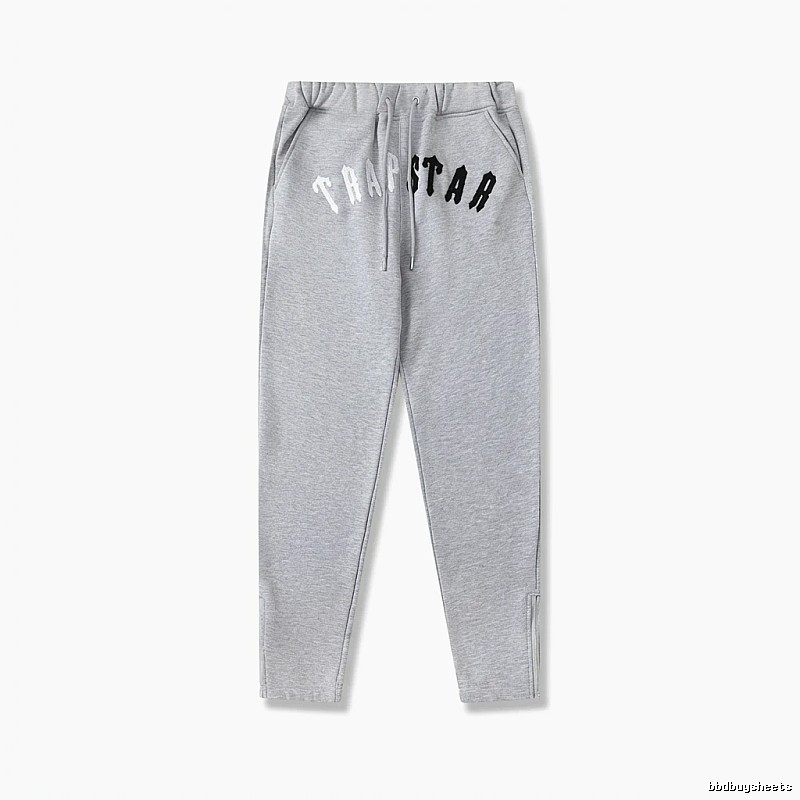 Trapstar Letter Trendy Brand Grey Sweatpants