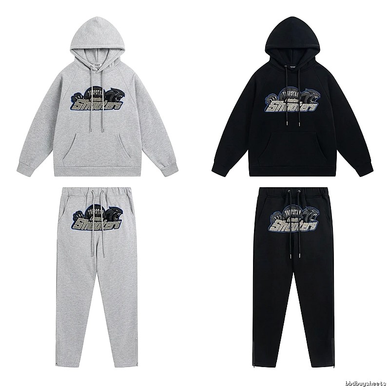 Trapstar Panther Series Casual Set (Grey/Black)