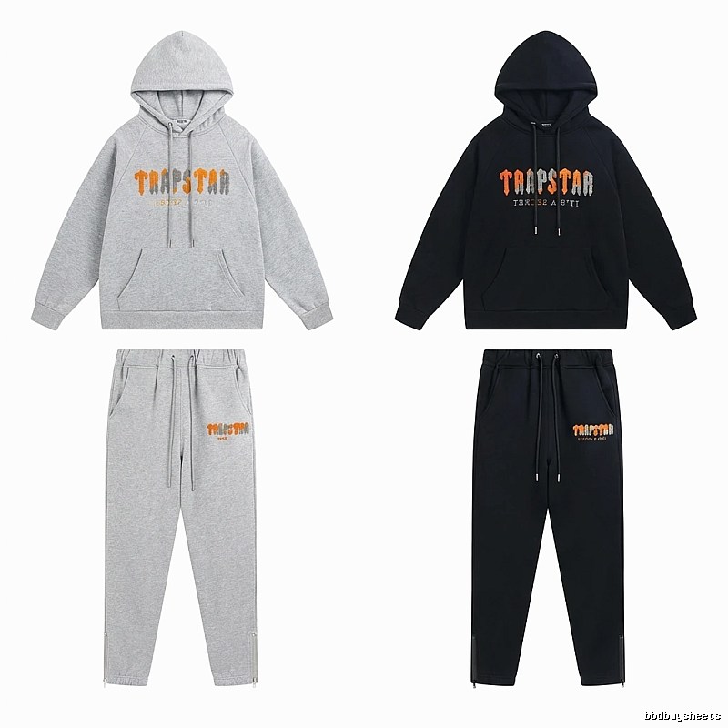 Trapstar Printed Streetwear Set (Grey/Black)