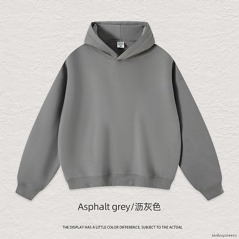 Travel Blank pullover hoodie Black Minimal A with Modern Look