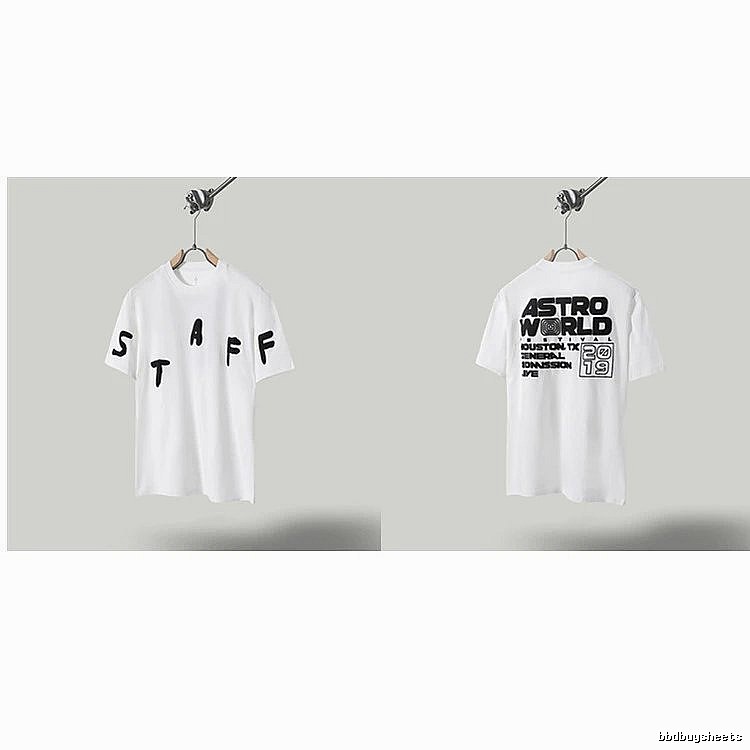 Travis Scott AstroWorld Street Style White T-Shirt