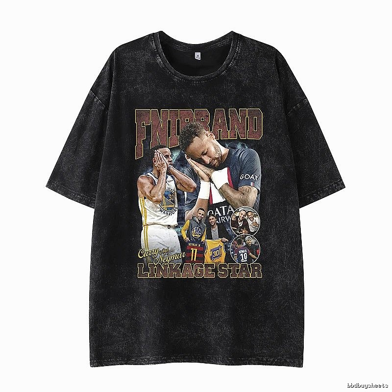 Tupac Relaxed Portrait graphic T-shirt Black Tupac Collage with Designer-Inspired Detail