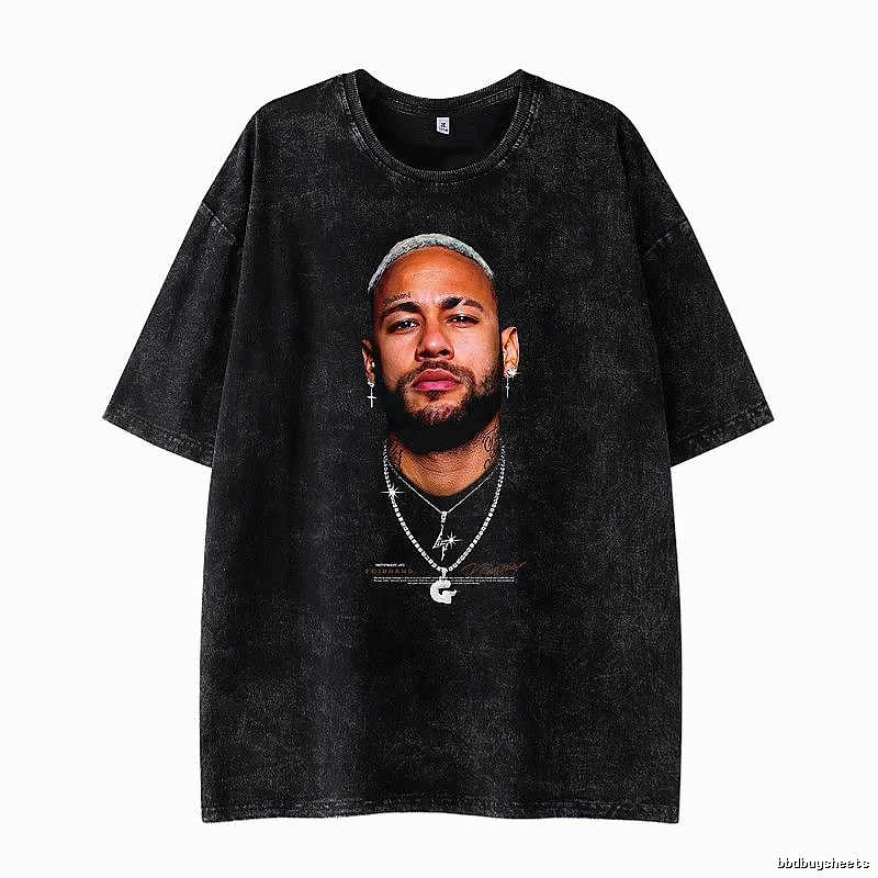 Tupac Streetwear Portrait graphic T-shirt Black Tupac Collage with Logo Accent