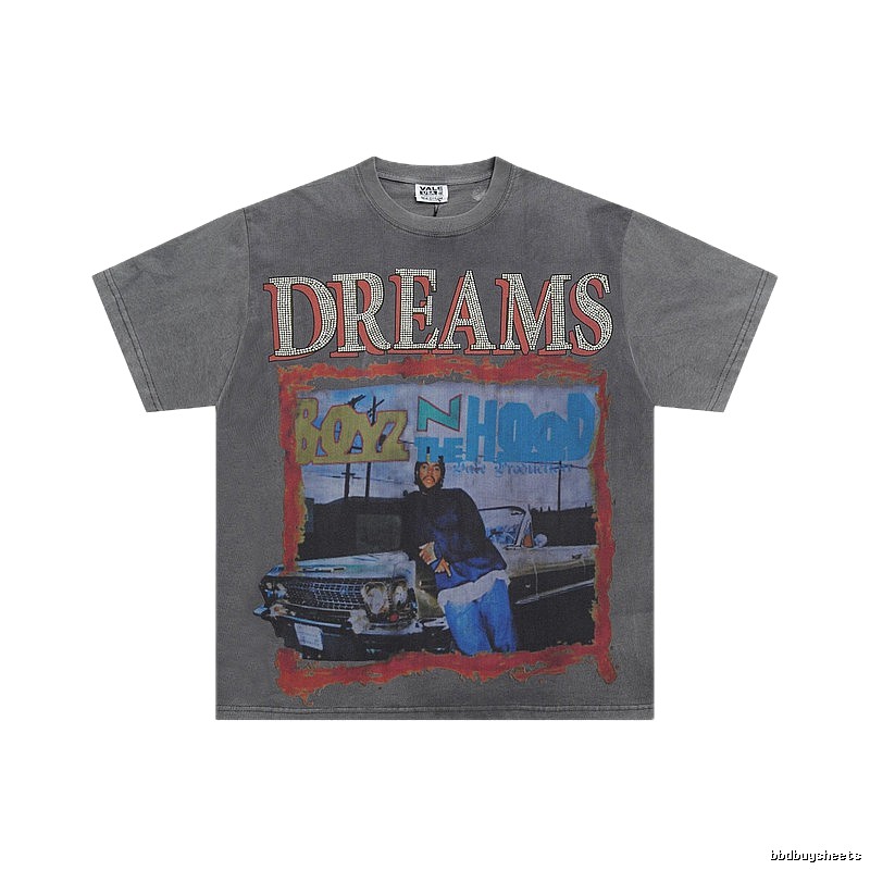 Valley Dreams American Retro Smoky Gray T-Shirt