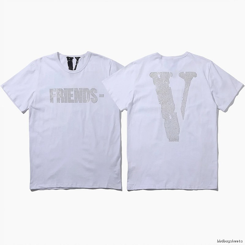 Vlone Friends Series Simple White T-shirt