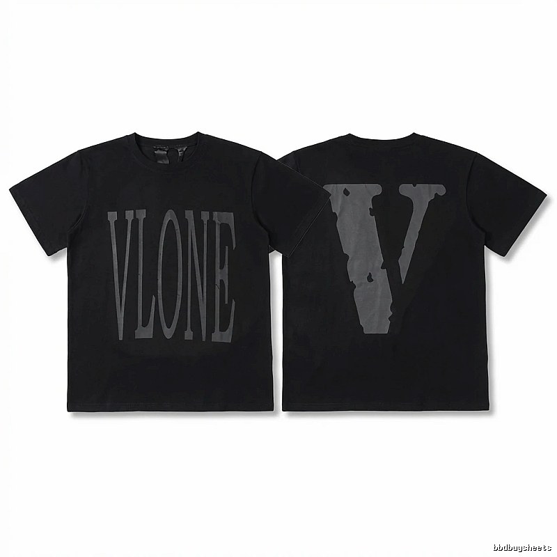 Vlone minimalist style black T-shirt